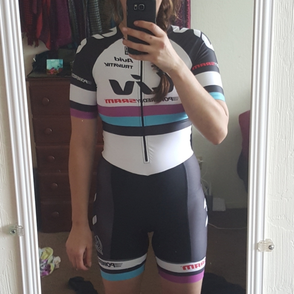 LIV cycling skinsuit by JLVELO